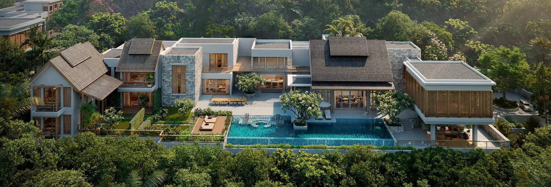 Villa Two at The Estates Samui with private garden and spacious outdoor living areas
